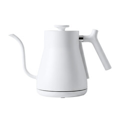 White electric gooseneck kettle for pour over coffee

