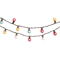 Christmas String Light Festive Decoration Illustration