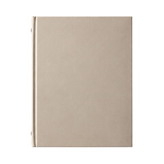 Simple beige folder or book cover mockup