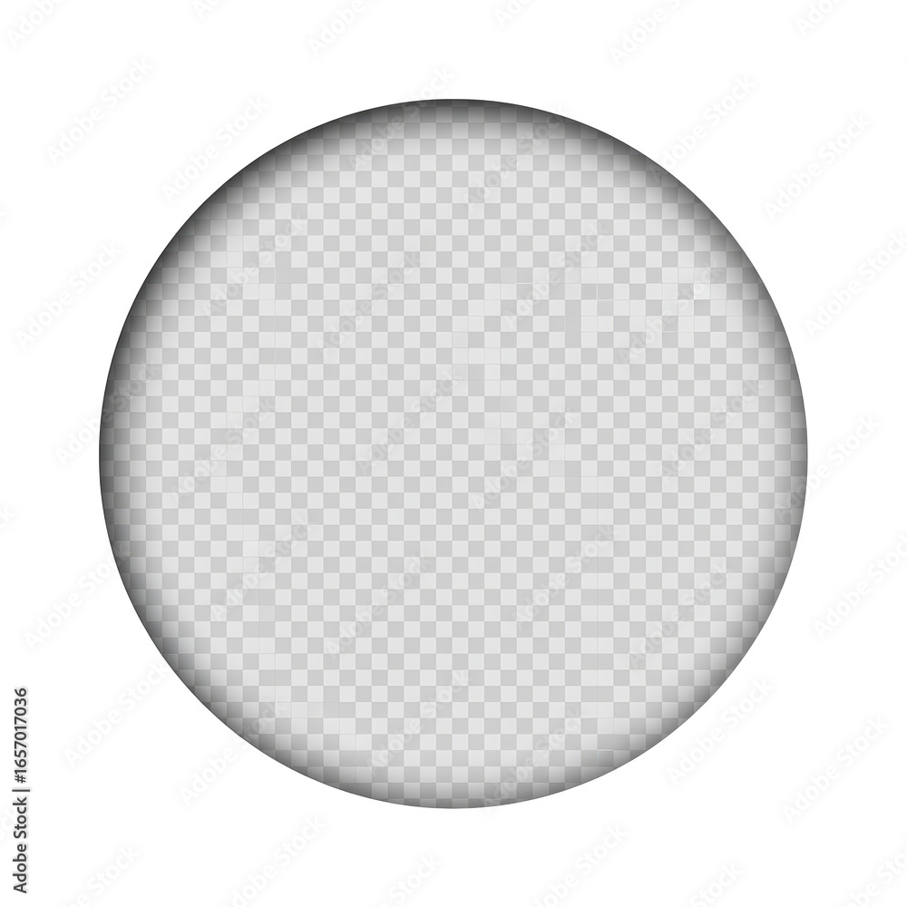 Aufkleber abstract circular pattern with transparent grid isolated on transparent background