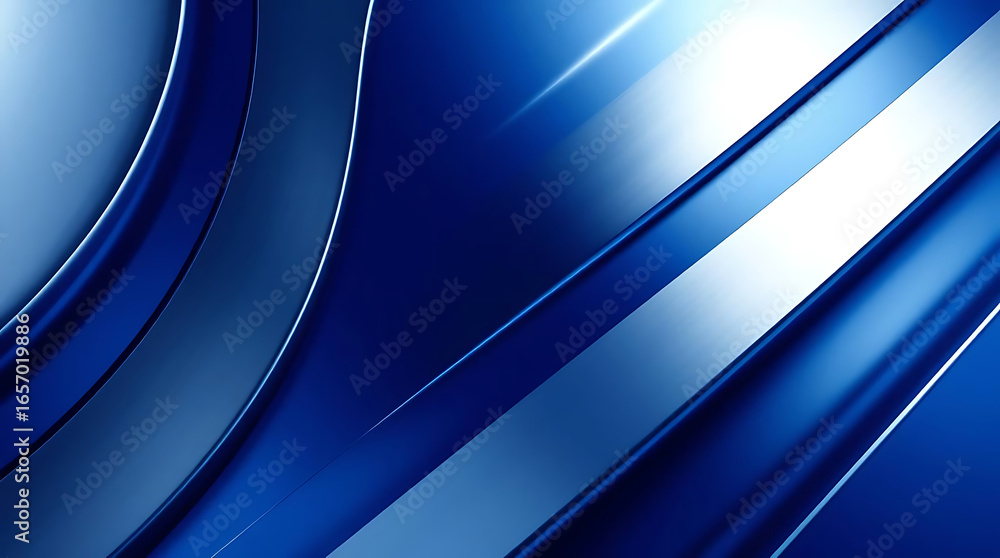 Poster abstract blue background with modern shapes and lines creating a visually appealing design, perfect 