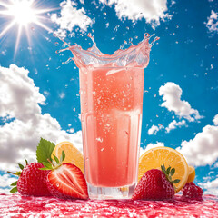 Radiant Refresh Strawberry Lemonade Splash