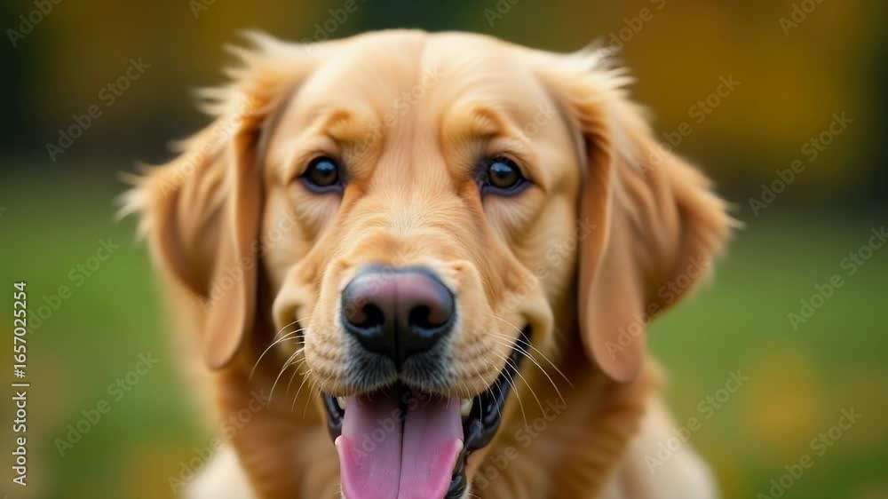 Poster a close-up view of a dog's open mouth, suitable for use in animal-related content or as a standalone
