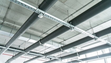 Industrial ceiling pipes
