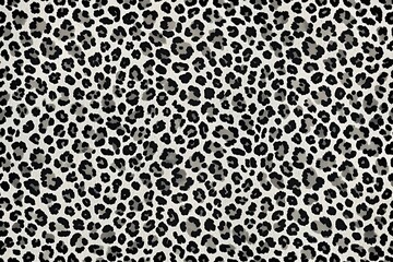 Seamless Leopard Pattern With Black