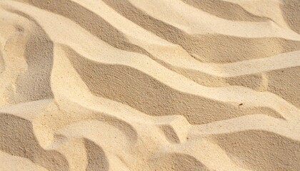 Detailed close-up view of windswept sand patterns.