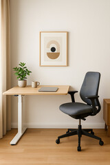 office chair and table