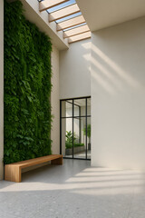 entrance to the house