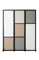 Simple white wooden side table furniture