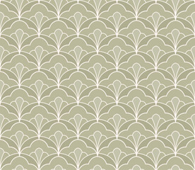 Abstract victorian seamless pattern. Vector art deco background. Geometric illustration.