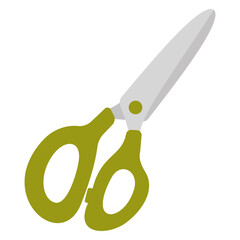 Scissors. School supplies. Vector illustration isolated on white background for study, school, university. Back to school concept.