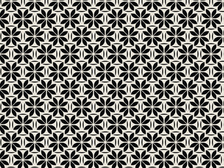 Black and white seamless pattern, seamless geometric pattern, fabric texture, Background