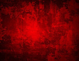 Fototapeta premium Red textured surface with cracks