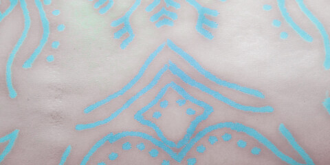 Elegant Ethnic Style Pattern. Unusual Hand Drawn.
