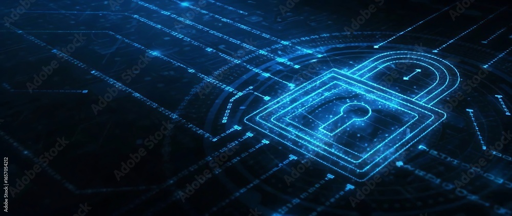 Aufkleber cyber security data protection business privacy concept. cyber security ransomware email phishing en
