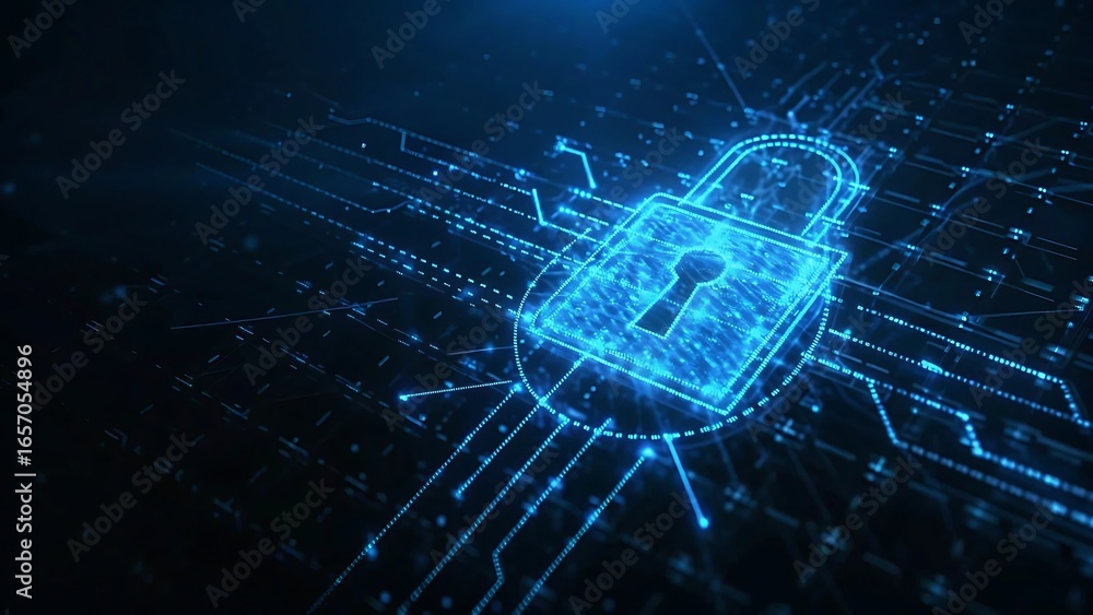 Aufkleber cyber security data protection business privacy concept. cyber security ransomware email phishing en