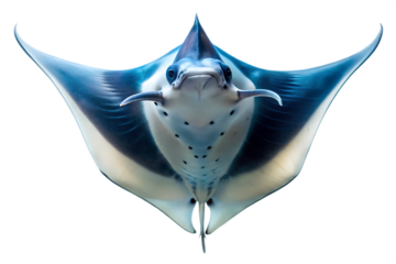  manta ray   isolated on white background PNG,AI GENERATED