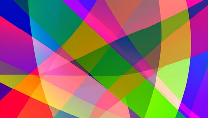 Obraz premium Abstract colorful geometric shapes