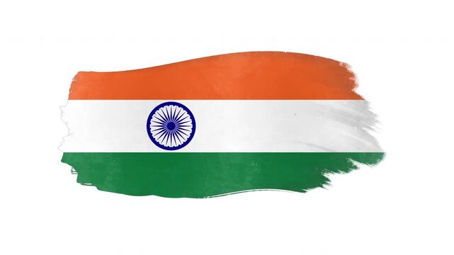 India Painting Brush Splash Grunge + Alpha Channel