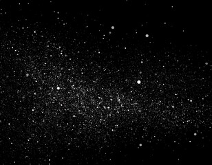 Fototapeta premium Night sky with scattered light