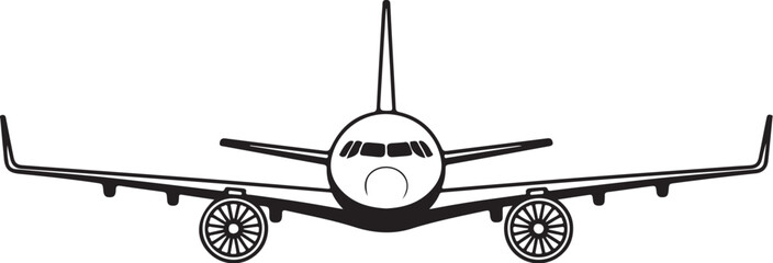 Modern clean airplane icon design  ideal for airline apps, global travel branding, logistics dashboard UI, tourism landing pages, corporate flight brochures, and professional business graphics