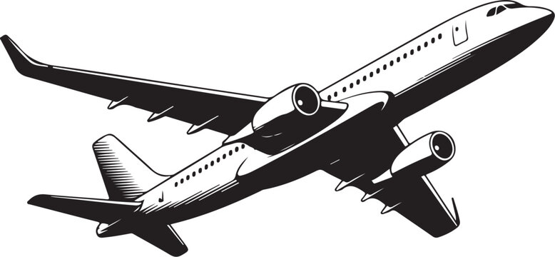 Modern clean airplane icon design  ideal for airline apps, global travel branding, logistics dashboard UI, tourism landing pages, corporate flight brochures, and professional business graphics