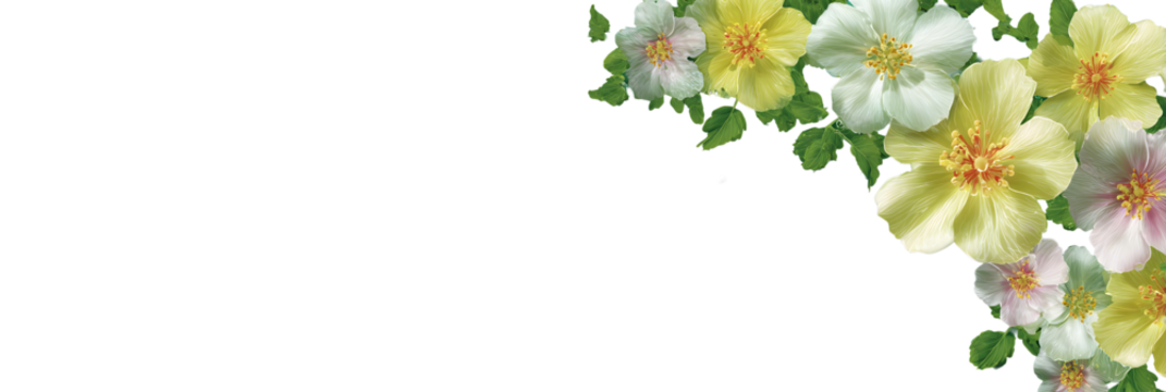 Beautiful natural background for designers with space for text. Flowers, water, freshness, waves, abstract image.