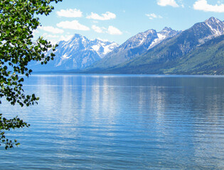 Naklejka premium Lake in Grand Teton National Park, Wyoming