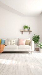Fototapeta premium Modern living room interior (1)