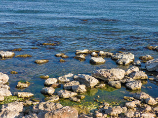 Black sea coast near Shabla cape, Bulgaria