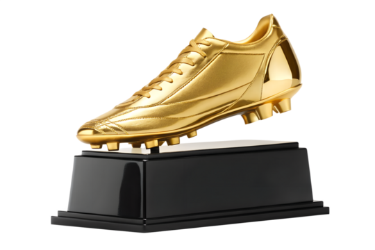 Golden Boot Trophy Award Celebrating Football's Top Scorer in Style