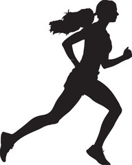 silhouette of a girl