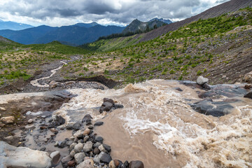river in the mountains
