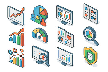 Badge icon graph media error quality feedback bug testing content vector synthetic