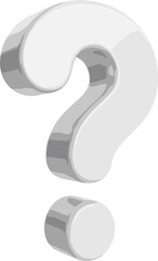 silver question mark