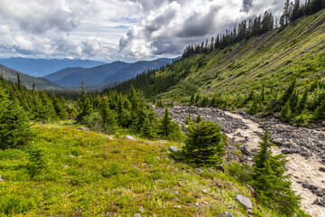 Obraz premium mountain landscape in summer