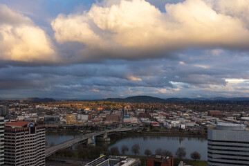 Fototapeta premium Portland Oregon cityscape