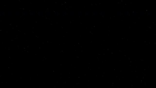 flickering of small white dots on a dark background
