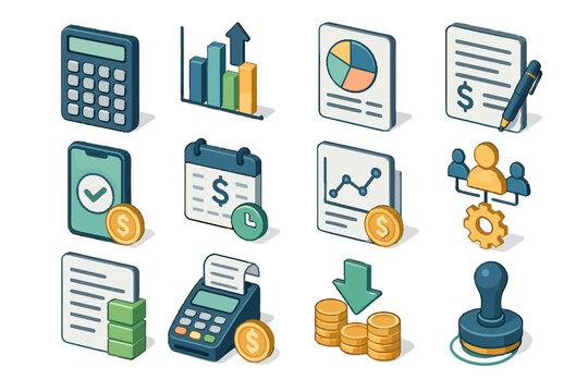 Payment estimate icon migration financial order cost icons invoice allocation tracking purchase