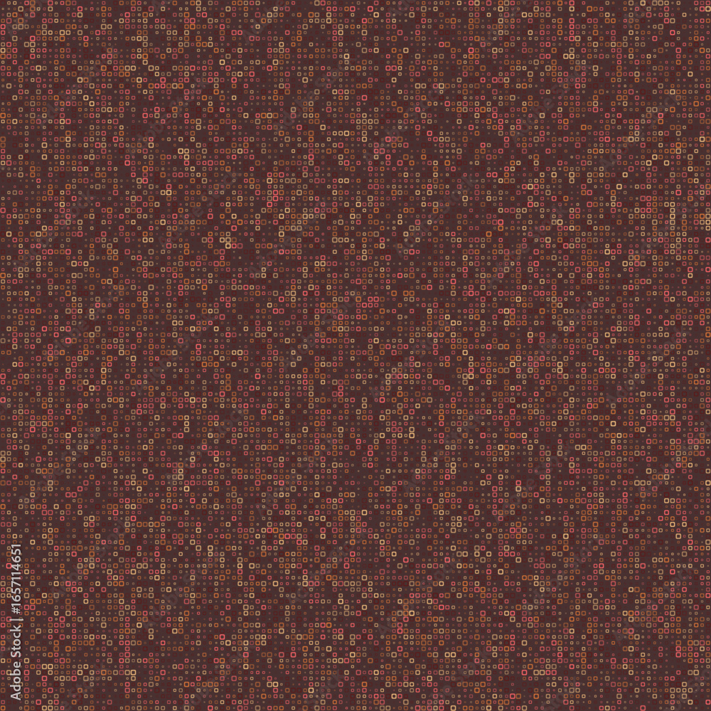 Poster abstract geometric design. rounded square frames in multiple colors. earthy brown, muted red tones o