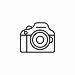 digital camera icon sign vector