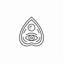 planchette eye jpg icon sign vector