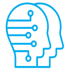 AI Human Collaboration Icon