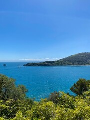 view of the sea and mountains
