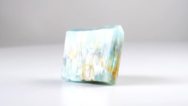 Specimen of violane blue diopside gemstone