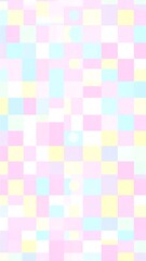 Pastel-colored grid pattern with soft shapes