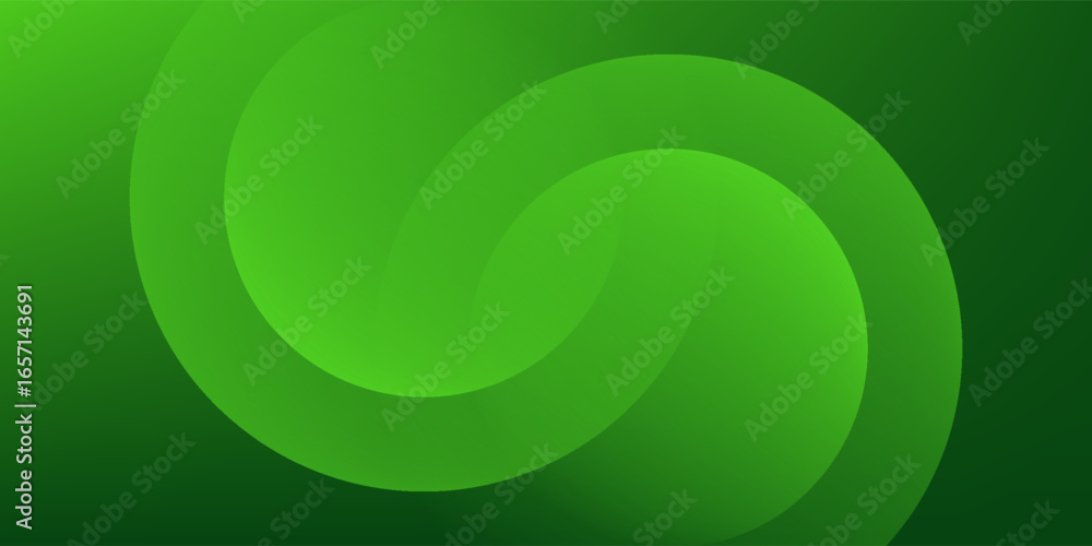 Poster green abstract background. dynamic shapes composition. eps10 vector