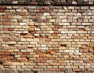 Obraz premium Old brick wall with varying shades