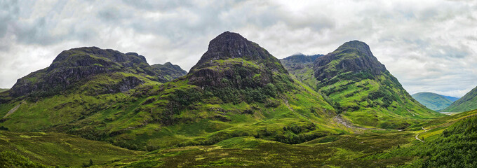 Tree Sisters Mountains - Glen Coe Valley - Scotland