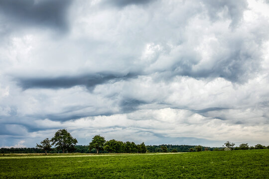 Unwetterwolken bei Lienzingen